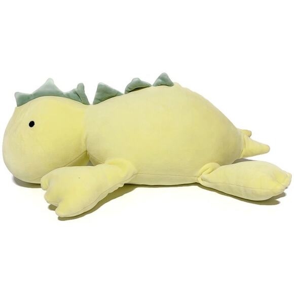 Pillowfort Dinosaur Weighted Plush Kids' Throw Pillow Yellow - Picture 5 of 7